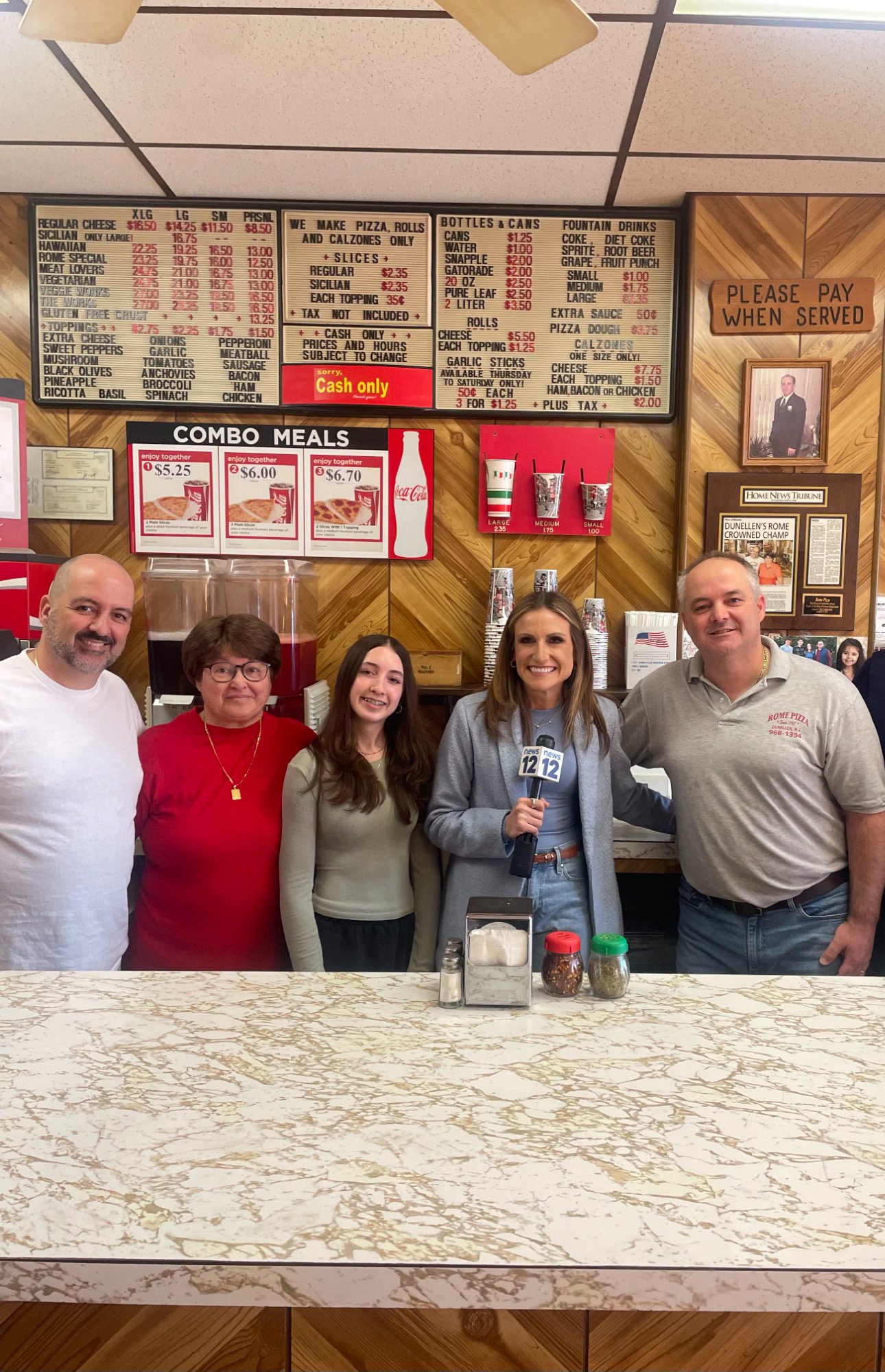 The Confalone Family with News 12 NJ