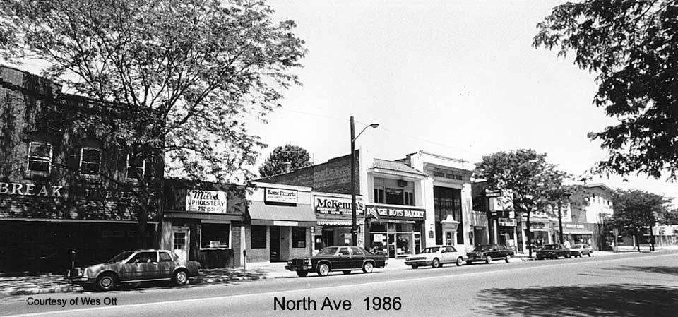 North Avenue Dunellen 1986